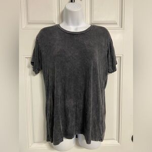 T26a- JOAH BROWN Graphite Charcoal Tie Dye BOYS TEE SHIRT